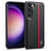 LC.IMEEKE Carbon Fiber Texture Case for Samsung Galaxy S24 Shell PU Leather+TPU+EVA Phone Cover - 1