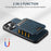 SUTENI H16 For iPhone 15 Pro Max Case Litchi Texture PU Leather+TPU Phone Shell Compatible with MagSafe - Blue - 7
