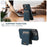 SUTENI H16 For iPhone 13 Pro 6.1 inch Cell Phone Cases Magnetic PU Leather Kickstand Protective Shell - Blue - 5