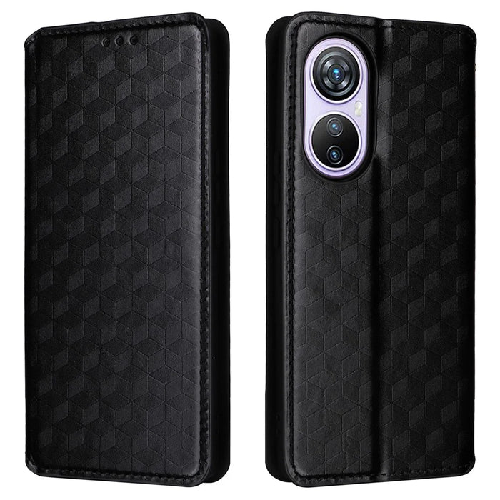 For Blackview A200 Pro Leather Wallet Phone Case Viewing Stand Cover - Black - 1