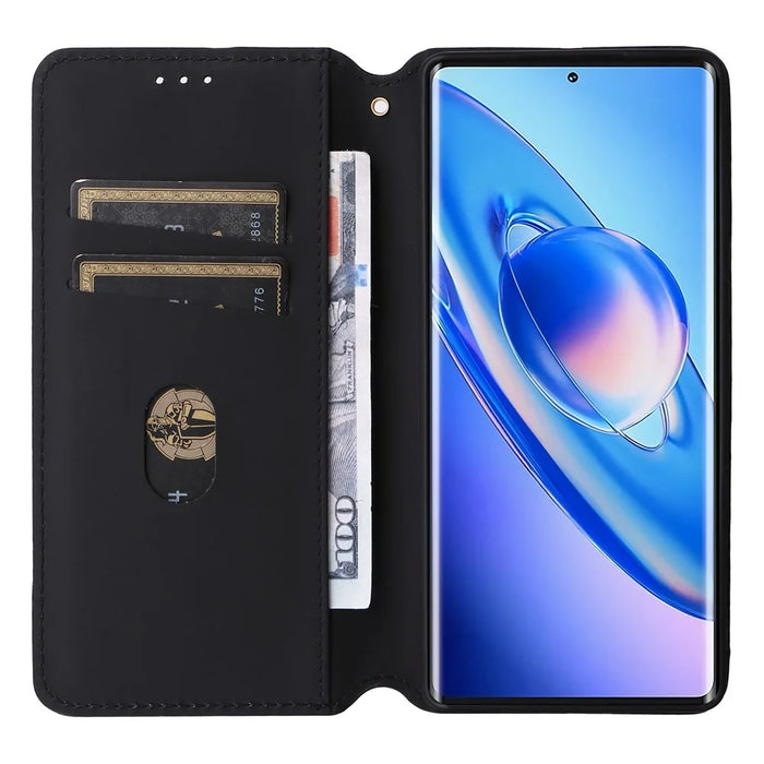 For Blackview A200 Pro Leather Wallet Phone Case Viewing Stand Cover - Black - 2