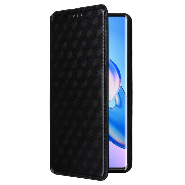 For Blackview A200 Pro Leather Wallet Phone Case Viewing Stand Cover - Black - 5
