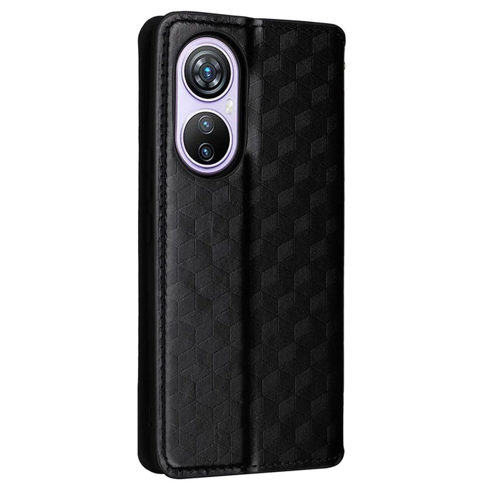 For Blackview A200 Pro Leather Wallet Phone Case Viewing Stand Cover - Black - 6