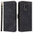 For BLU View 4 (B135DL) / View 2 (2023) RFID Blocking Phone Case PU Leather Flip Wallet Cover - Black - 1
