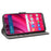 For BLU View 4 (B135DL) / View 2 (2023) RFID Blocking Phone Case PU Leather Flip Wallet Cover - Black - 3