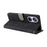 For Blackview A200 Pro Cell Phone Case RFID Blocking Wallet Anti-drop Cover with Strap - Black - 4
