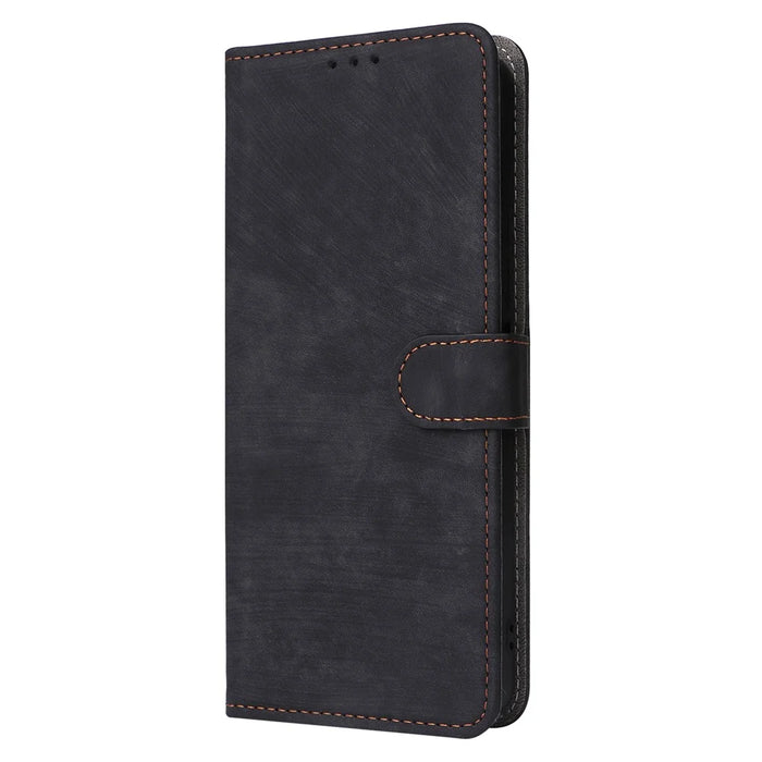 For Blackview A200 Pro Cell Phone Case RFID Blocking Wallet Anti-drop Cover with Strap - Black - 6