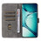 For OnePlus Ace 2 Pro 5G RFID Blocking Wallet Cell Phone Case PU Leather Shell with Strap - Brown - 2