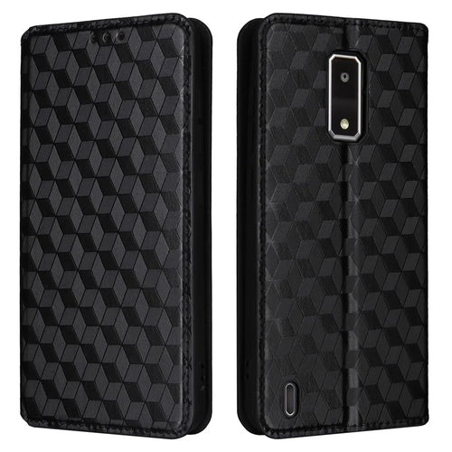 For BLU View 4 / View 2 (2023) Wallet Phone Case Folio PU Leather Cover - Black - 1