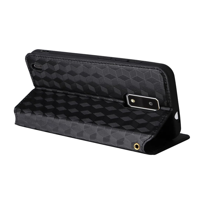For BLU View 4 / View 2 (2023) Wallet Phone Case Folio PU Leather Cover - Black - 4
