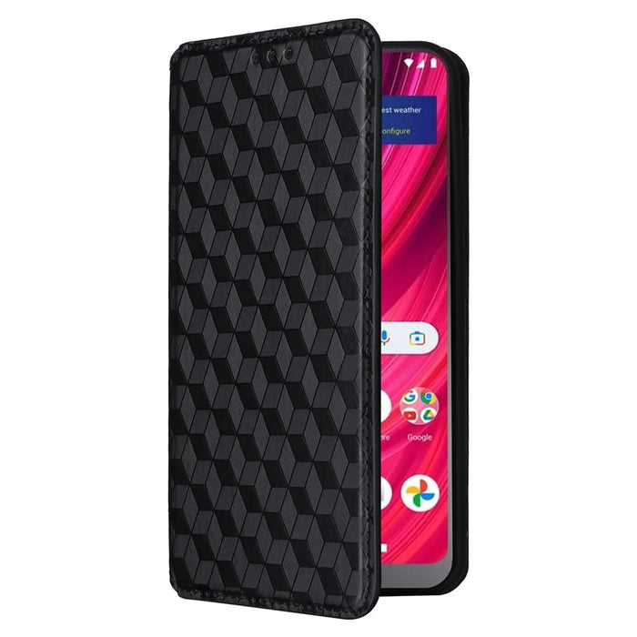 For BLU View 4 / View 2 (2023) Wallet Phone Case Folio PU Leather Cover - Black - 5