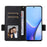 For Realme 11 5G (Global) / 11x 5G Phone Case Wallet Stand Feature PU Leather Cover - Black - 2
