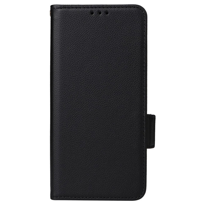 For Realme 11 5G (Global) / 11x 5G Phone Case Wallet Stand Feature PU Leather Cover - Black - 5