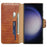 For Samsung Galaxy S24 Ultra Cell Phone Case Drop-proof Crocodile Texture Cover - Brown - 2