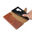 For Samsung Galaxy S24 Ultra Cell Phone Case Drop-proof Crocodile Texture Cover - Brown - 4