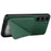 For Samsung Galaxy S24+ Cover Card Holder Kickstand Leather+PC+TPU Cell Phone Case - Green - 3