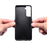 For Samsung Galaxy S24+ Cover Card Holder Kickstand Leather+PC+TPU Cell Phone Case - Green - 5