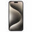 For iPhone 15 Pro Max Case 1500D Coarse Texture Aramid Fiber Phone Cover Compatible with MagSafe - Matte Black - 3