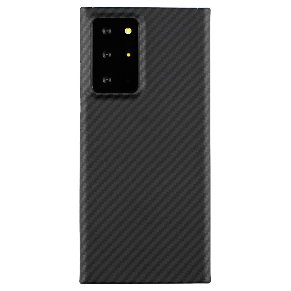 For Samsung Galaxy Note20 Ultra 5G / Note20 Ultra Case 1500D Coarse Texture Black Aramid Fiber Phone Cover - 2