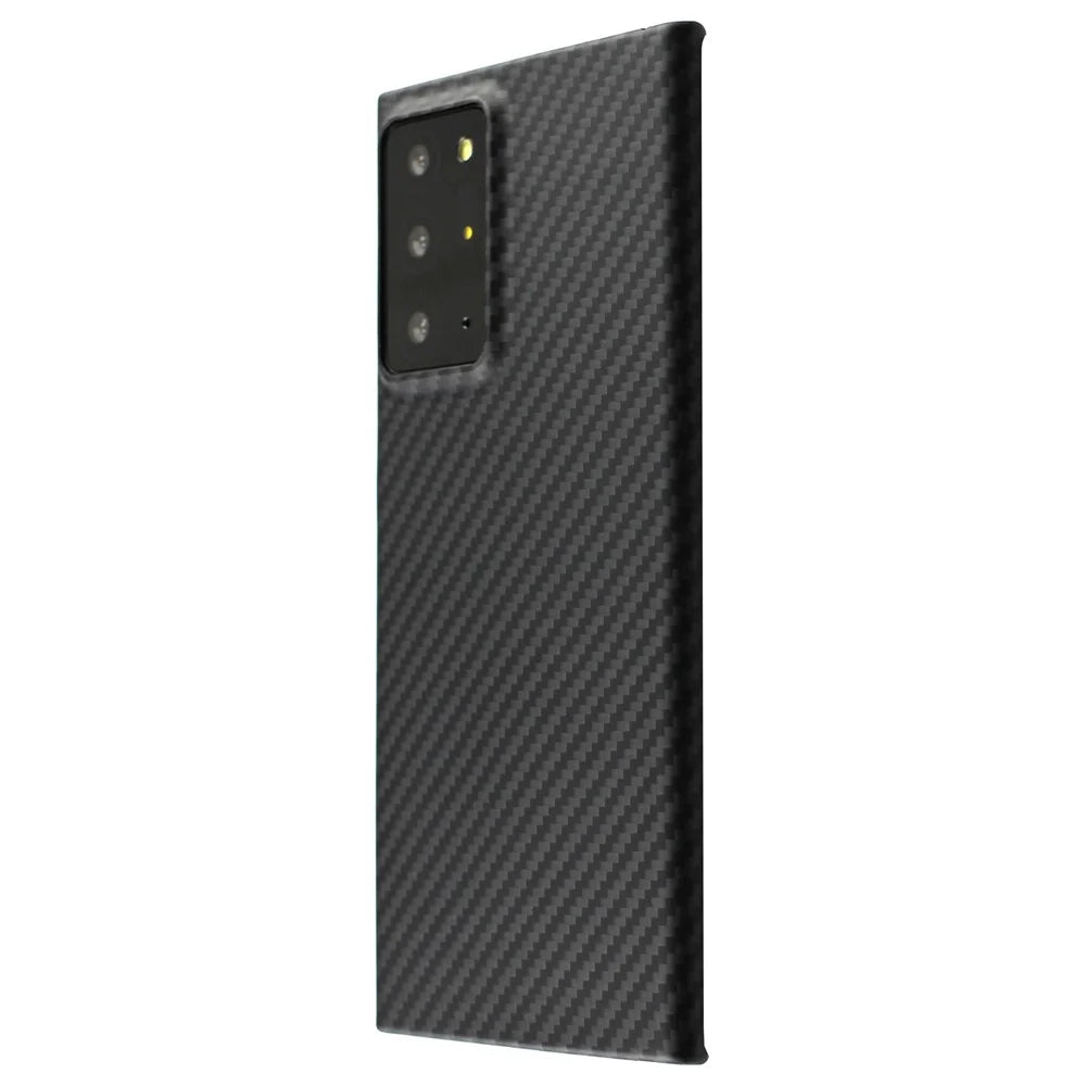 For Samsung Galaxy Note20 Ultra 5G / Note20 Ultra Case 1500D Coarse Texture Black Aramid Fiber Phone Cover - 4