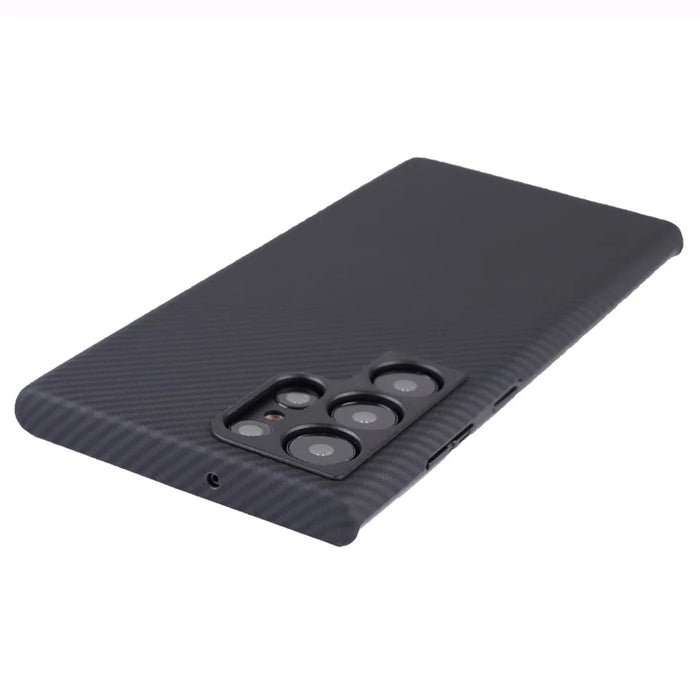 For Samsung Galaxy S23 Ultra Magnetic Case Precise Cutouts 600D Fine Textured Aramid Fiber Phone Cover - 5