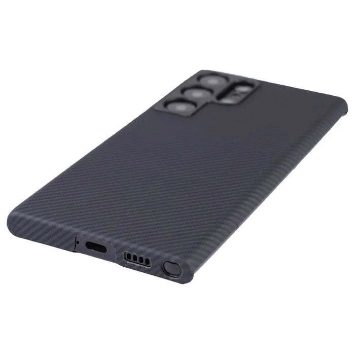 For Samsung Galaxy S23 Ultra Magnetic Case Precise Cutouts 600D Fine Textured Aramid Fiber Phone Cover - 6