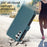 BF Style-19 For Samsung Galaxy A35 5G Case Zipper Pocket Phone Leather Cover - Green - 5