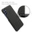 Cell Phone Case for Samsung Galaxy S24 Slim-Fit Cloth+PC Mobile Phone Cover - Black - 4