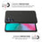 Cell Phone Case for Samsung Galaxy S24 Slim-Fit Cloth+PC Mobile Phone Cover - Black - 5