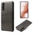 For Samsung Galaxy S24+ Phone Case Slim PU Leather + PC Shockproof Back Cover - Black - 1