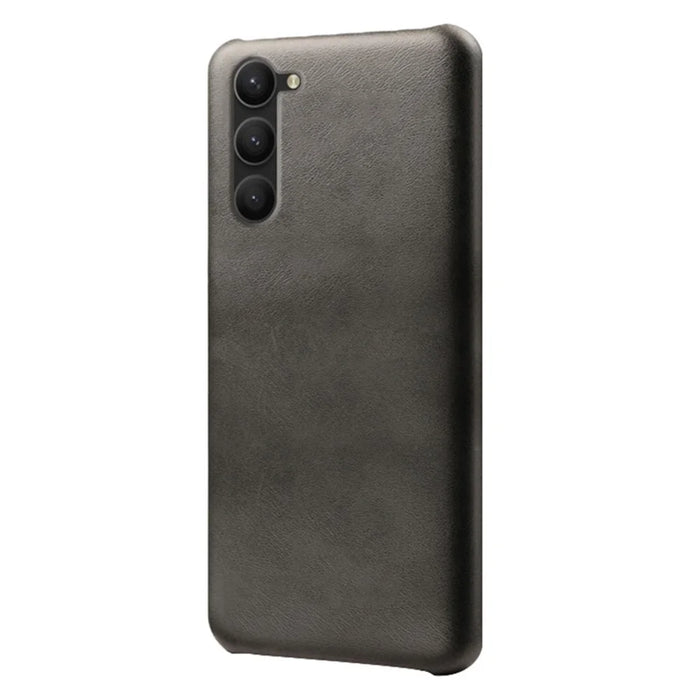 For Samsung Galaxy S24+ Phone Case Slim PU Leather + PC Shockproof Back Cover - Black - 2