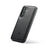 DG.MING For Samsung Galaxy S23 Case Leather Coated PC+TPU Phone Back Cover - Black - 3