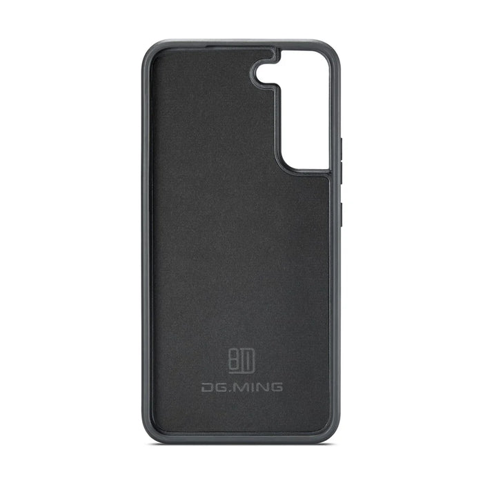 DG.MING For Samsung Galaxy S22+ 5G Phone Case PU Leather Coating Phone Cover - Green - 2