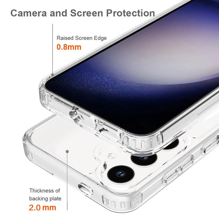 For Samsung Galaxy S24 Magnetic Case Acrylic+TPU Cover - 4