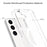For Samsung Galaxy S24 Magnetic Case Acrylic+TPU Cover - 5