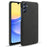 For Samsung Galaxy A15 5G Case Slim-fit Shockproof Cloth+PC Smartphone Cover - Black - 1