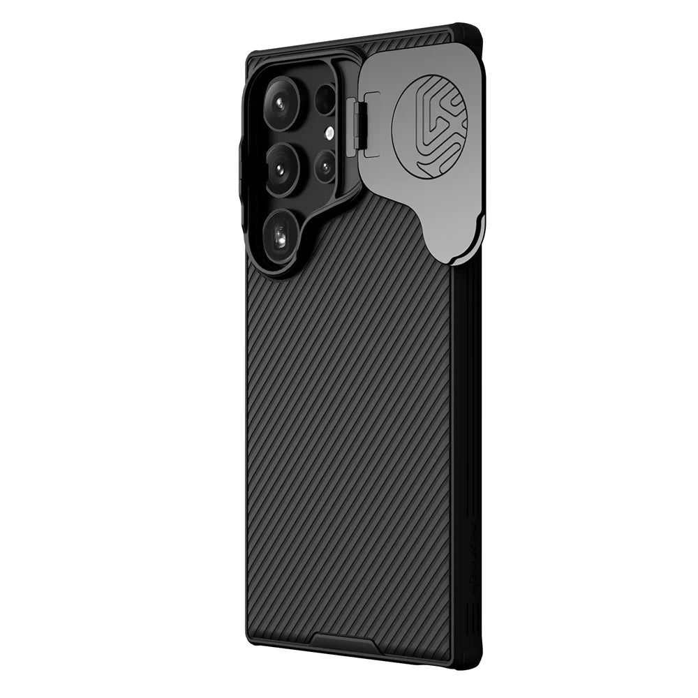 NILLKIN CamShield Prop Magnetic Series for Samsung Galaxy S24 Ultra Case Kickstand Phone Cover - Black - 4