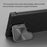 NILLKIN Qin Prop Series for Samsung Galaxy S24 Leather Case Lens Protection Kickstand Phone Cover - Litchi Texture / Black - 7