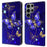 For Samsung Galaxy S24 Ultra Wallet Case PU Leather 3D Pattern Printing Stand Cover - Diamond Butterfly - 1