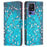 For TCL 40 SE Leather Case Pattern Printing Wallet Stand Cover - Plum Blossom - 1