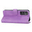 DIERFENG DF-03 For Samsung Galaxy A35 5G Case PU Leather Lines Imprinted Phone Stand Cover - Purple - 3