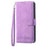 DIERFENG DF-03 For Samsung Galaxy A35 5G Case PU Leather Lines Imprinted Phone Stand Cover - Purple - 5