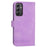 DIERFENG DF-03 For Samsung Galaxy A35 5G Case PU Leather Lines Imprinted Phone Stand Cover - Purple - 6