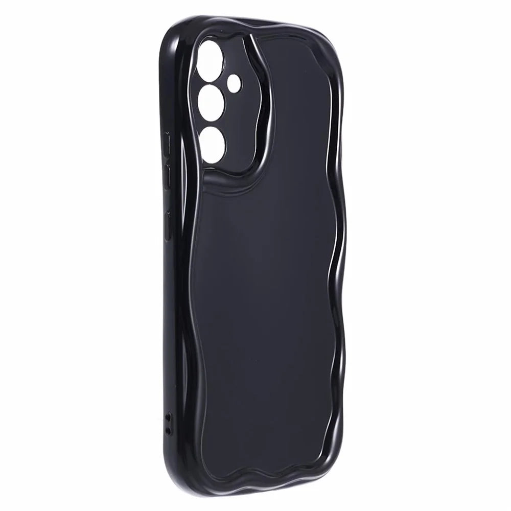 YX Series For Samsung Galaxy S24+ Case Creative Design Soft TPU Back Cover (Precise Cutout) - Black - 3