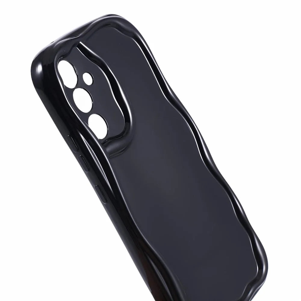 YX Series For Samsung Galaxy S24+ Case Creative Design Soft TPU Back Cover (Precise Cutout) - Black - 6