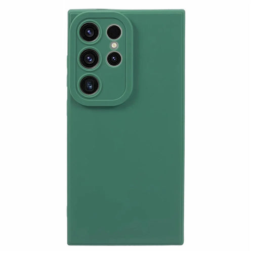 YX Series For Samsung Galaxy S24 Ultra Case Precise Cutout Matte TPU Phone Back Shell - Green - 1