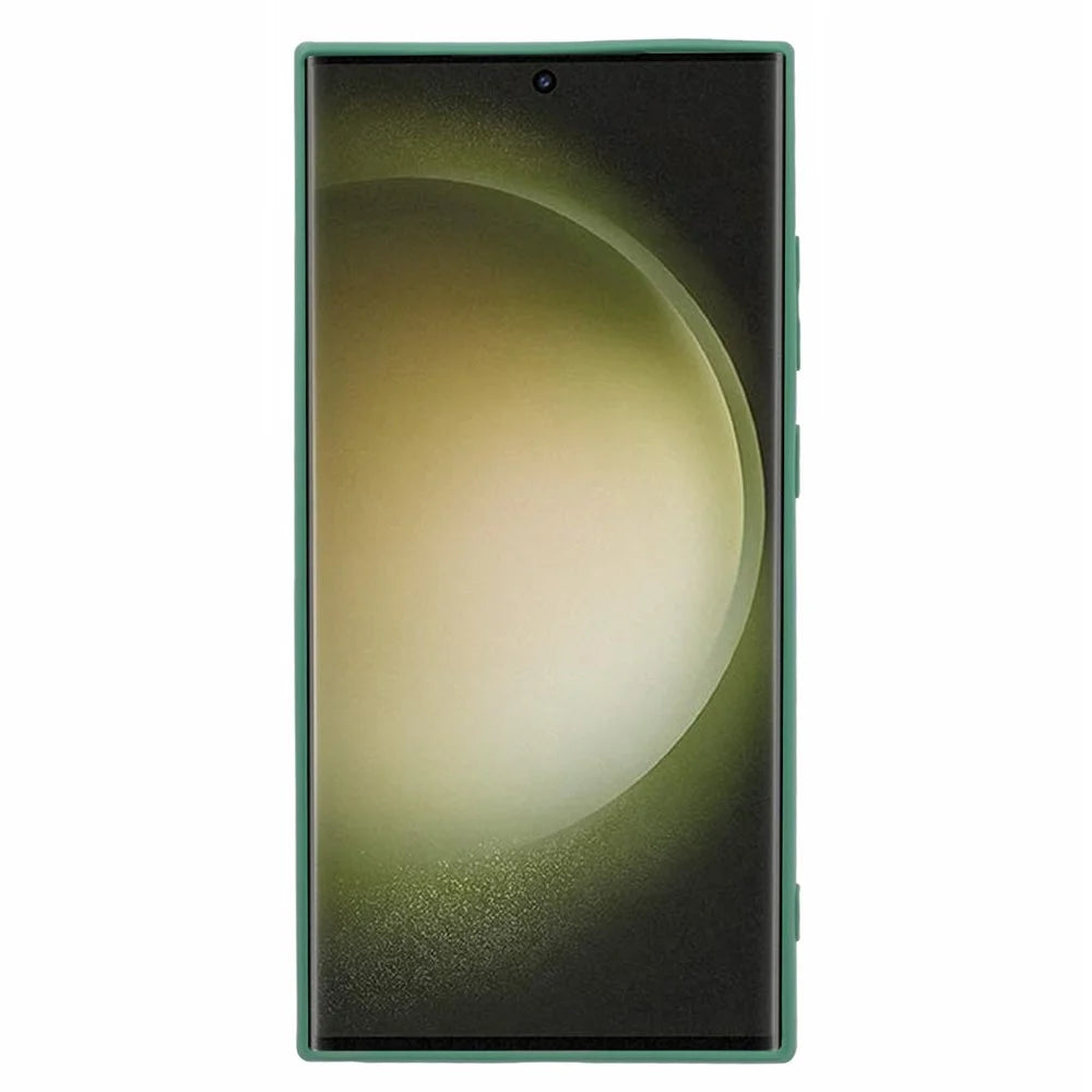 YX Series For Samsung Galaxy S24 Ultra Case Precise Cutout Matte TPU Phone Back Shell - Green - 2
