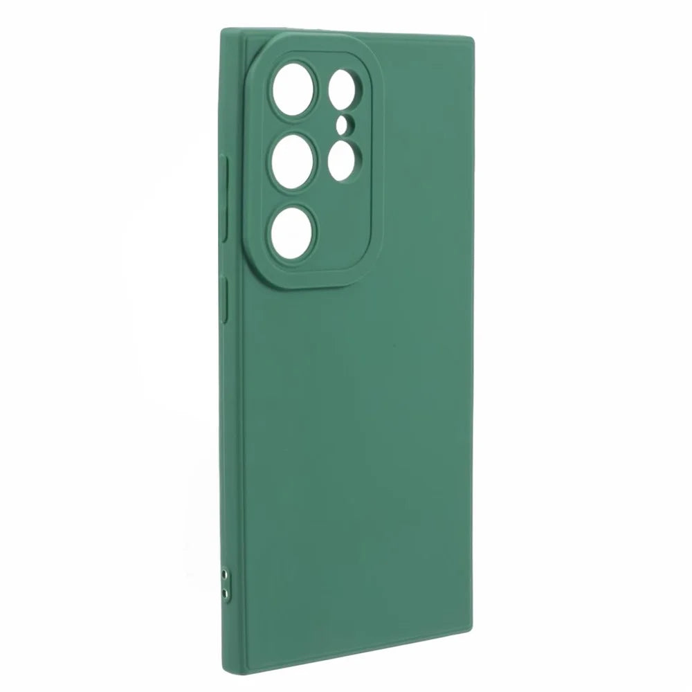 YX Series For Samsung Galaxy S24 Ultra Case Precise Cutout Matte TPU Phone Back Shell - Green - 3