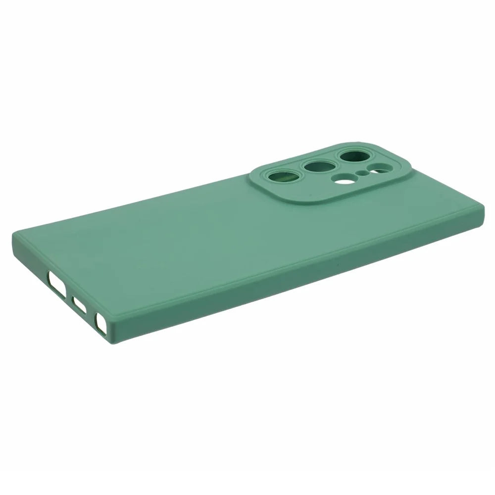 YX Series For Samsung Galaxy S24 Ultra Case Precise Cutout Matte TPU Phone Back Shell - Green - 4