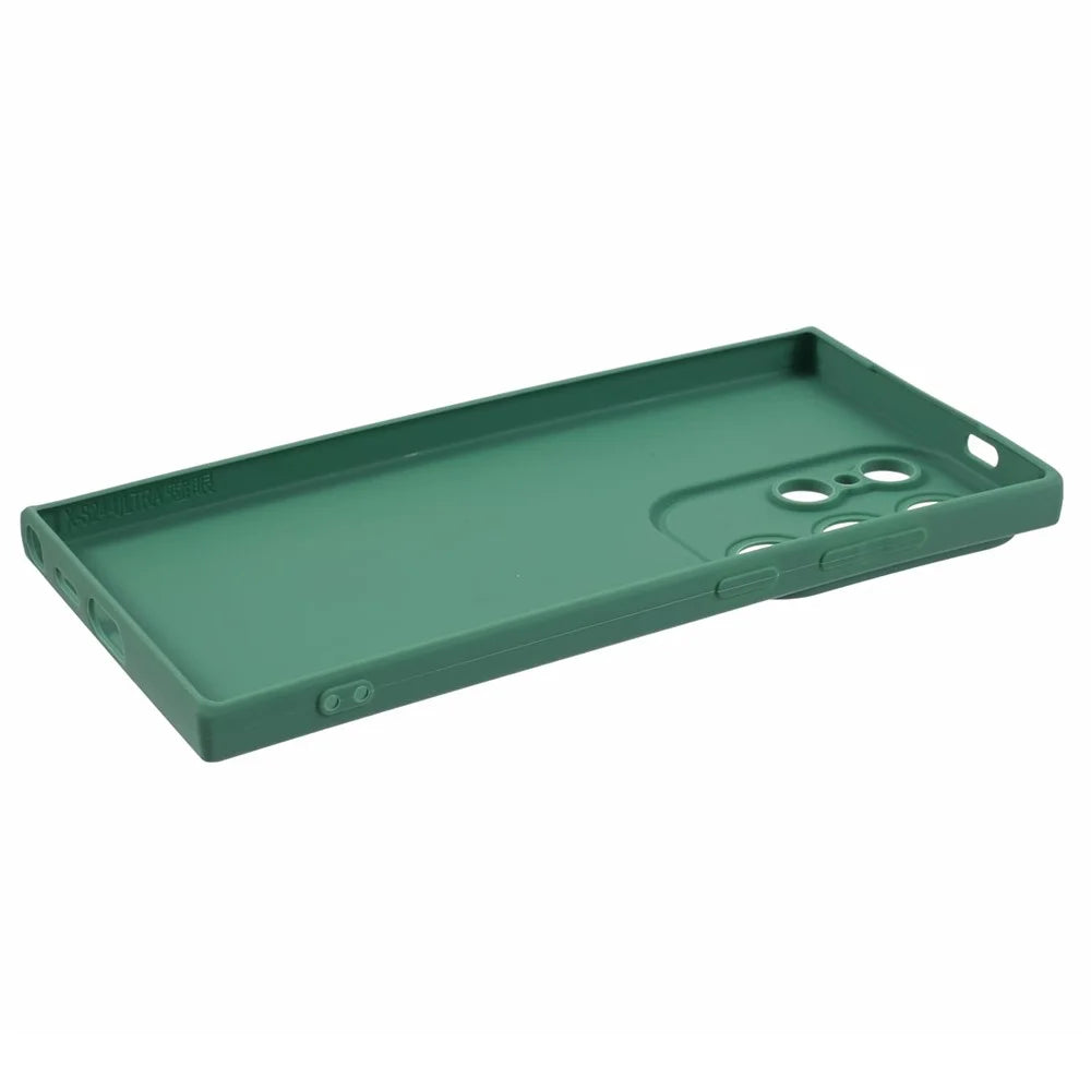 YX Series For Samsung Galaxy S24 Ultra Case Precise Cutout Matte TPU Phone Back Shell - Green - 5